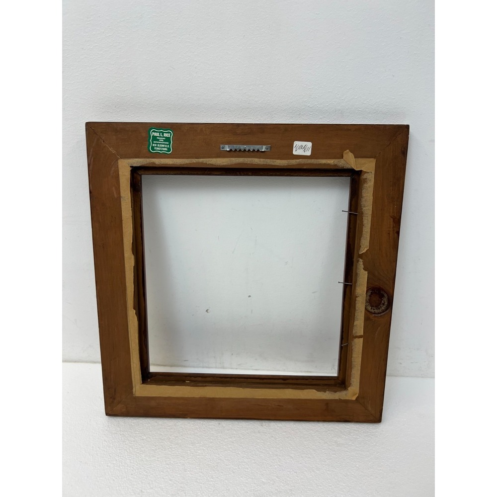 Vintage Wood Picture Frame Display Wall Decor SOLID PINE Rustic Fits 11" x 11" - Picture 8 of 11